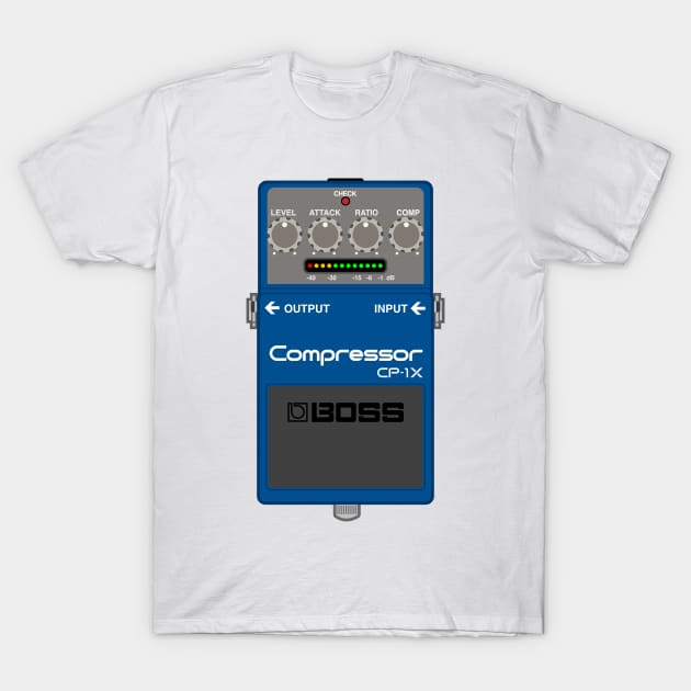 Boss CP-1X Compressor Guitar Effect Pedal T-Shirt by conform